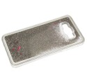 ETUI GUMA LIQUID SAMSUNG GALAXY J7 2016 J710F SREBRNY