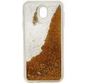 ETUI GUMA LIQUID SAMSUNG GALAXY J7 2017 J730 ZŁOTY