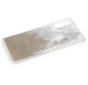 ETUI GUMA LIQUID PEARL NA TELEFON SAMSUNG A50 SREBRNY