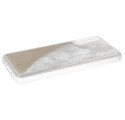 ETUI GUMA LIQUID PEARL NA TELEFON SAMSUNG A50 SREBRNY