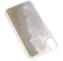 ETUI GUMA LIQUID PEARL NA TELEFON IPHONE XR 6.1''' SREBRNY