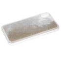 ETUI GUMA LIQUID PEARL NA TELEFON IPHONE XR 6.1''' SREBRNY