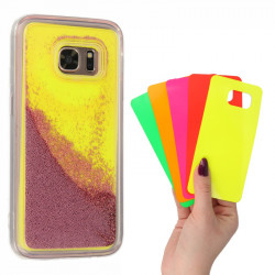 ETUI GUMA LIQUID PEARL SAMSUNG GALAXY S6 G920 RÓŻOWY + 5x WKŁADKA NEONOWA