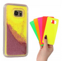 ETUI GUMA LIQUID PEARL SAMSUNG GALAXY S6 G920 RÓŻOWY + 5x WKŁADKA NEONOWA