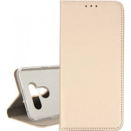 ETUI BOOK MAGNET FC NA TELEFON LG K50 / Q60 ZŁOTY