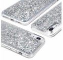 ETUI LIQUID SPARKLE NA TELEFON IPHONE 6 PLUS SREBRNY