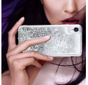 ETUI LIQUID SPARKLE NA TELEFON IPHONE 6 PLUS SREBRNY