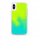 ETUI LIQUID NEON NA TELEFON IPHONE X/XS ZIELONY