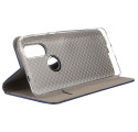 ETUI BOOK MAGNET NA TELEFON MOTOROLA ONE VISION / P40 GRANATOWY