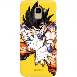 ETUI SMOOTH DRAGON BALL NA TELEFON SAMSUNG GALAXY J6 2018 DBZ-1