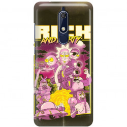 ETUI NA TELEFON NOKIA 5.1 RICK I MORTY RIM28