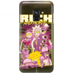 ETUI NA TELEFON SAMSUNG GALAXY A8 2018 / A5 2018 RICK I MORTY RIM28