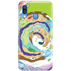 ETUI NA TELEFON SAMSUNG GALAXY A40 RICK I MORTY RIM70