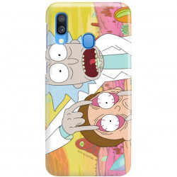 ETUI NA TELEFON SAMSUNG GALAXY A40 RICK I MORTY RIM72