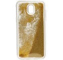 ETUI GUMA LIQUID PEARL SAMSUNG J5 2017 J530 ZŁOTY