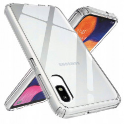 ETUI ANTI-SHOCK NA TELEFON SAMSUNG GALAXY A10E TRANSPARENTNY