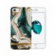 ETUI CHIC MARBLE MARMUR NA TELEFON APPLE IPHONE 7 / 8 ZIELONY