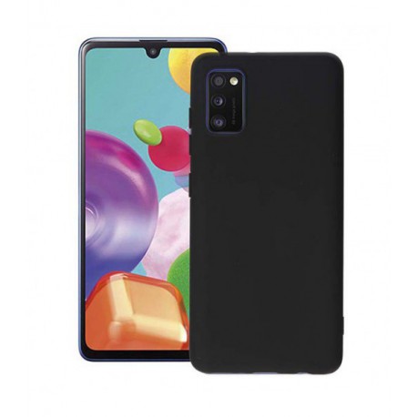 ETUI GUMA SMOOTH NA TELEFON SAMSUNG GALAXY A41 CZARNY