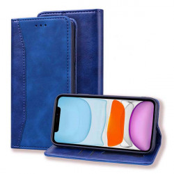 ETUI BOOK MAGNET SKÓRA NA TELEFON HUAWEI P SMART 2019 GRANATOWY
