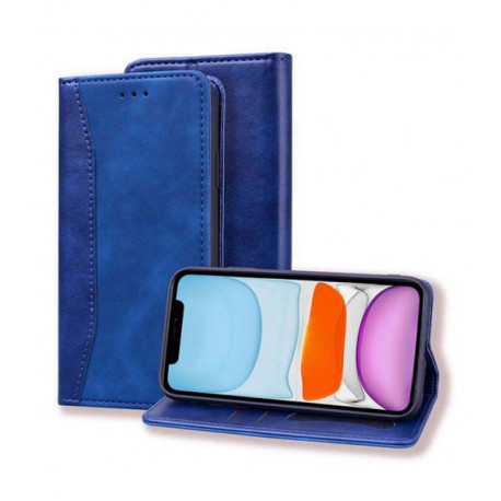 ETUI BOOK MAGNET SKÓRA NA TELEFON XIAOMI REDMI NOTE 8 PRO GRANATOWY