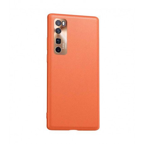 ETUI LENS NA TELEFON HUAWEI NOVA 7 PRO POMARAŃCZOWY