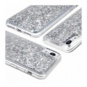 ETUI LIQUID SPARKLE NA TELEFON SAMSUNG GALAXY S20 PLUS SREBRNY