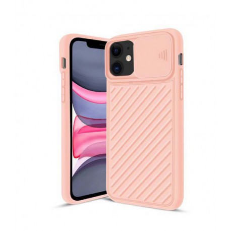 ETUI CAMERA PROTECTION NA TELEFON IPHONE IPHONE 11 PRO MAX RÓŻOWY