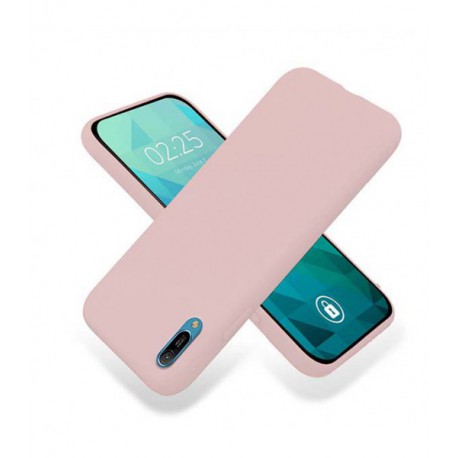 ETUI GUMA SMOOTH NA TELEFON HUAWEI Y6 2019 PUDROWY RÓŻ