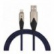 KABEL USB IPHONE LIGHTNING GRANATOWY