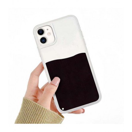 ETUI LIQUID FLUID NA TELEFON APPLE IPHONE 11 CZARNY