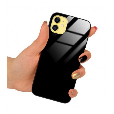 ETUI BLACK CASE GLASS NA TELEFON HUAWEI P30 PRO CZARNY