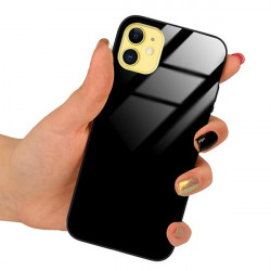 ETUI BLACK CASE GLASS NA TELEFON XIAOMI MI 9 CZARNY