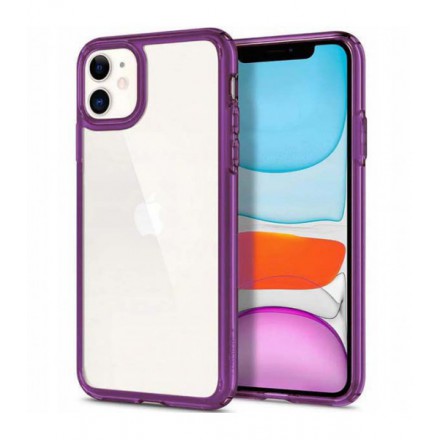 ETUI GUMA HYBRID NA TELEFON HUAWEI P20 LITE FIOLETOWY