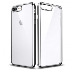 ETUI GUMA HYBRID NA TELEFON XIAOMI REDMI NOTE 7 SREBRNY