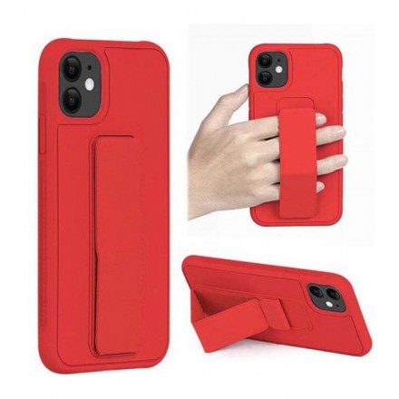 ETUI STAND BRACKET NA TELEFON APPLE IPHONE 11 CZERWONY