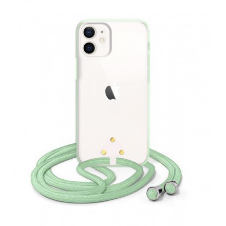 ETUI SUMMER CROSSBODY NA TELEFON APPLE IPHONE 11 MIĘTOWY