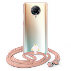 ETUI SUMMER CROSSBODY NA TELEFON XIAOMI REDMI K30 PRO RÓŻOWY