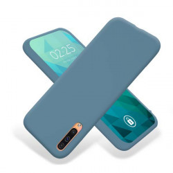 ETUI GUMA SMOOTH NA TELEFON SAMSUNG GALAXY A50 / A30S / A50S SZARO-NIEBIESKI