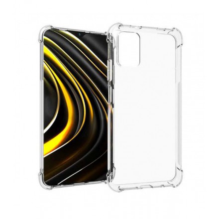 ETUI ANTI-SHOCK NA TELEFON XIAOMI POCO M3 TRANSPARENT