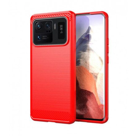 ETUI CARBON NA TELEFON XIAOMI MI 11 ULTRA CZERWONY
