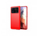ETUI CARBON NA TELEFON XIAOMI MI 11 ULTRA CZERWONY