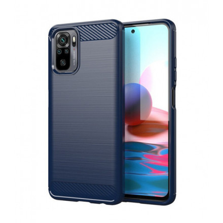 ETUI CARBON NA TELEFON XIAOMI REDMI NOTE 10 4G GRANATOWY