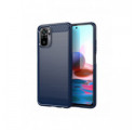 ETUI CARBON NA TELEFON XIAOMI REDMI NOTE 10 4G GRANATOWY