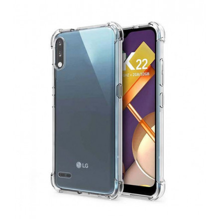 ETUI ANTI-SHOCK NA TELEFON LG K22 / K22 PLUS TRANSPARENTNY