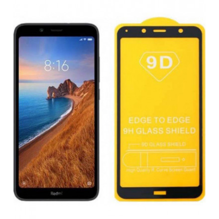 SZKŁO IRON GLASS 9D NA TELEFON XIAOMI REDMI 7A CZARNY