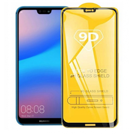 SZKŁO IRON GLASS 9D NA TELEFON HUAWEI P20 LITE CZARNY