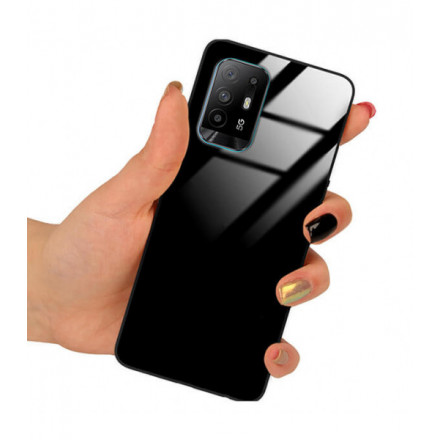 ETUI BLACK CASE GLASS NA TELEFON OPPO A94 4G / 5G CZARNY