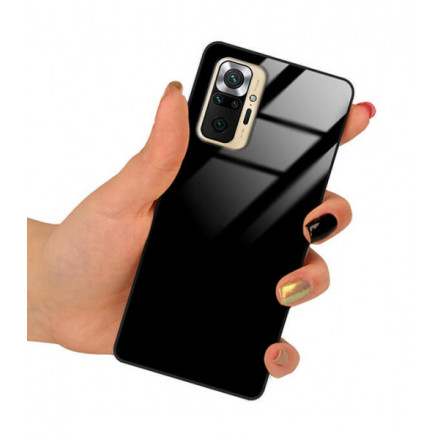 ETUI BLACK CASE GLASS NA TELEFON XIAOMI REDMI NOTE 10 PRO CZARNY