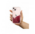 ETUI LIQUID SPARKLE NA TELEFON APPLE IPHONE 13 CZERWONY